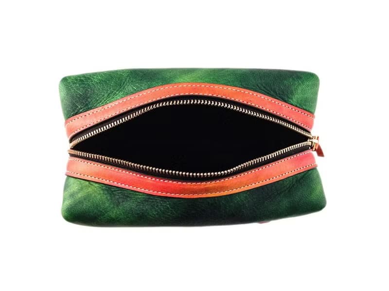 アクロモ グリーン ローズ ポーチ