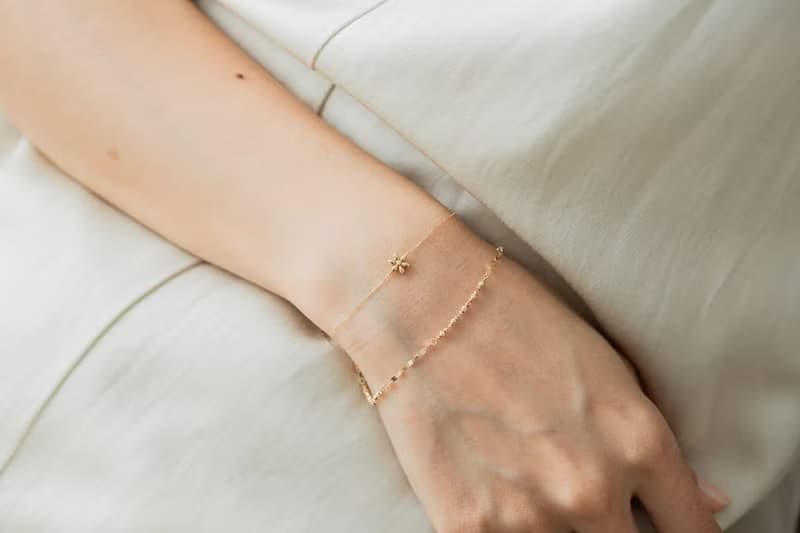 純18K 小花手鍊 輕珠寶 送禮 可愛