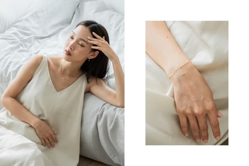 純18K 小花手鍊 輕珠寶 送禮 可愛