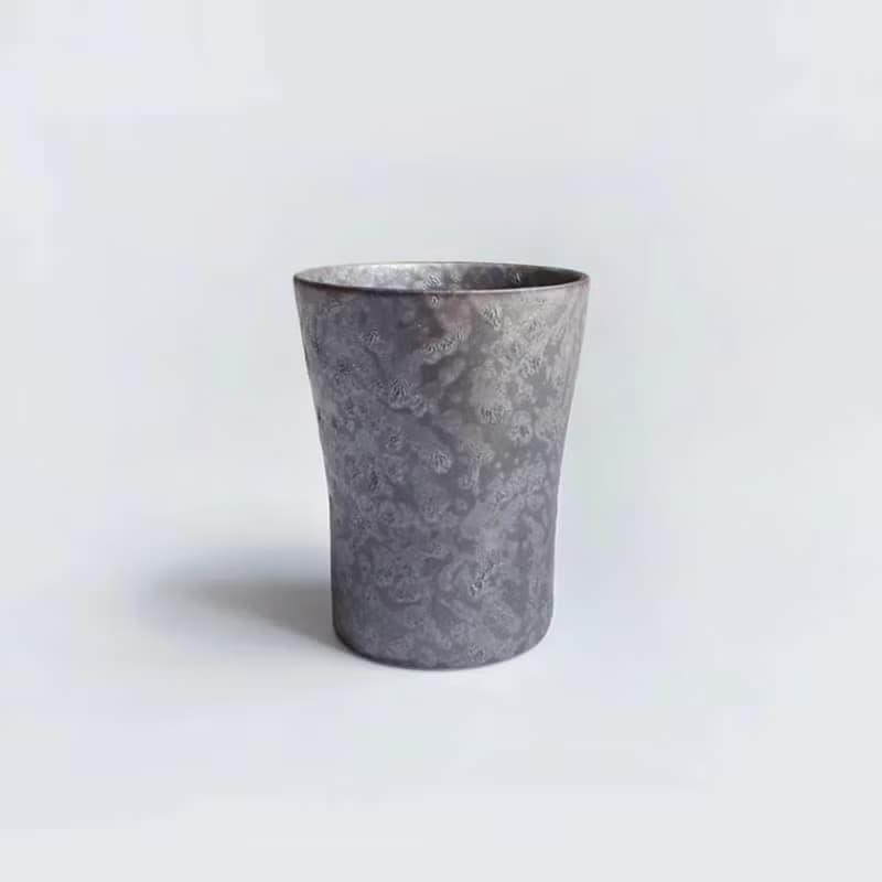 【303select】日本有田燒 黑錆絞 反口立吞杯