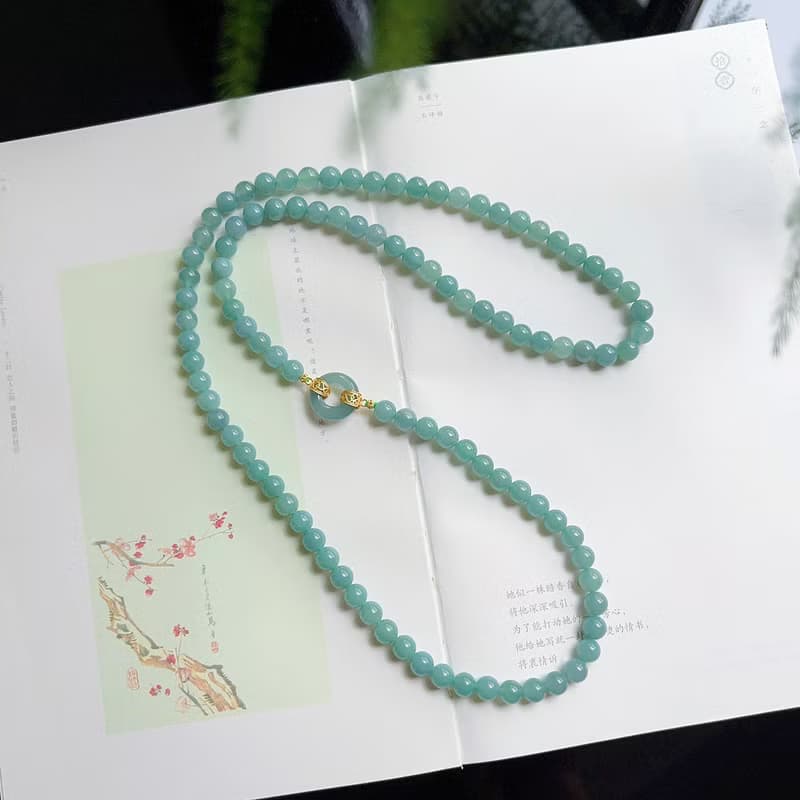 翠色-天然瓜地馬拉翡翠珠設計手串手鍊