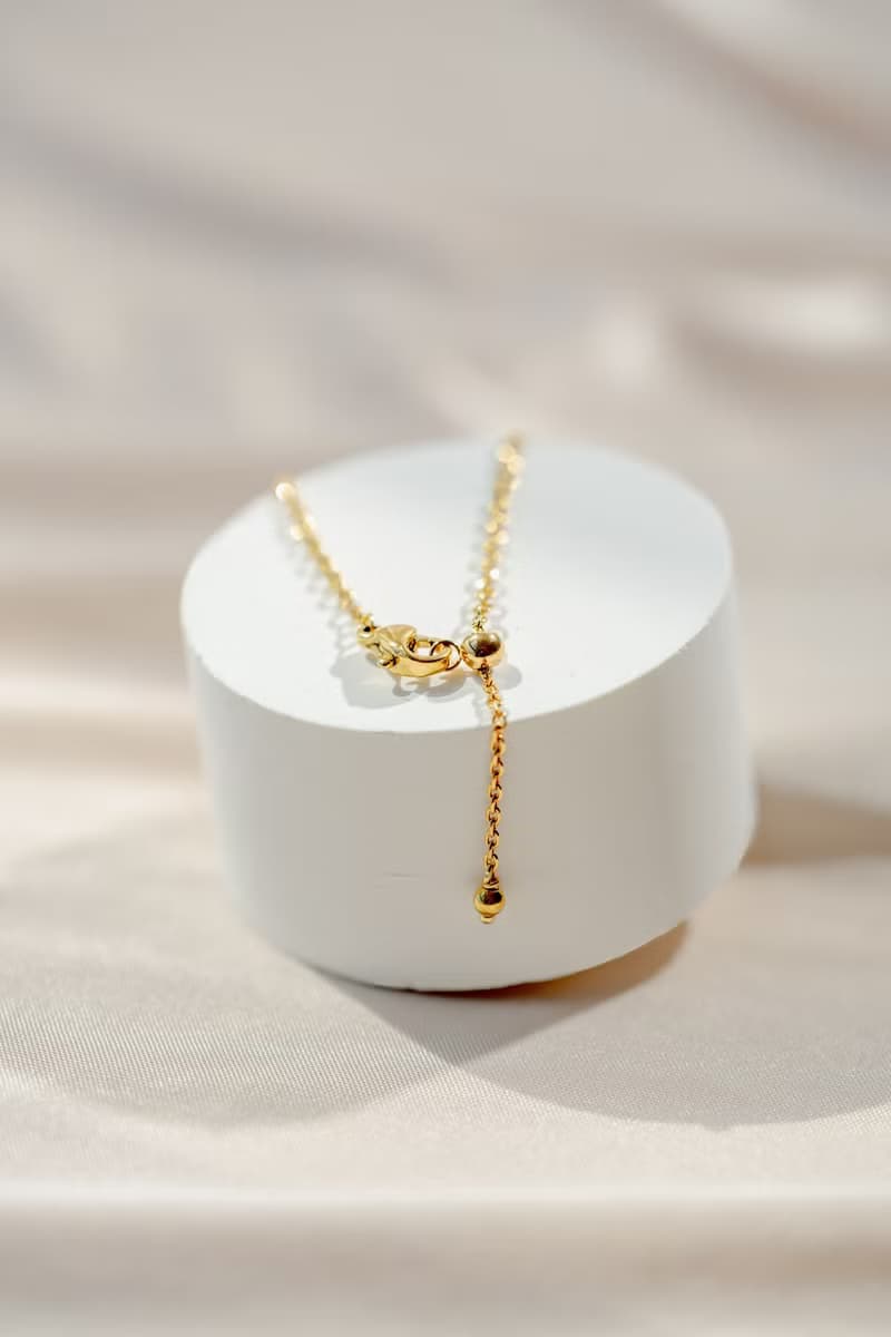 刻花鑲邊單鑽手鍊 醫療鋼鍍18k金 可調節單鑽手鍊