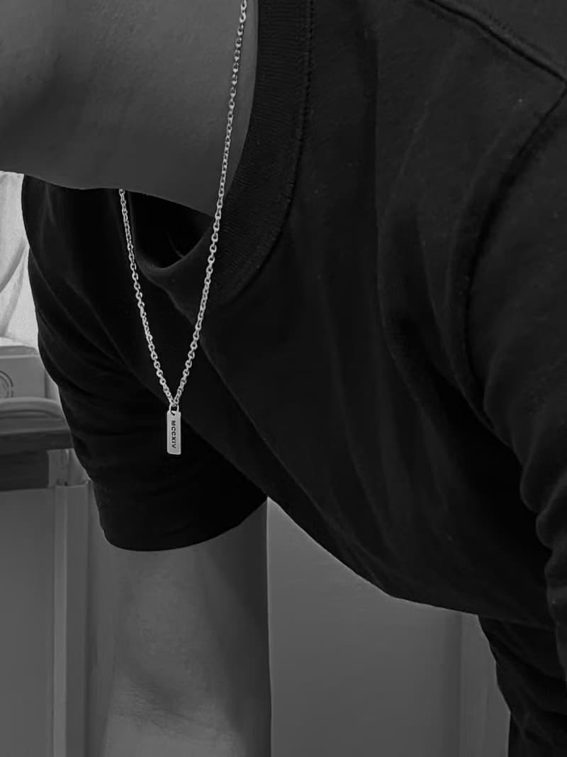 Name Tag Necklace 字母大片片項鍊 七夕 情人節 聖誕 交換禮物