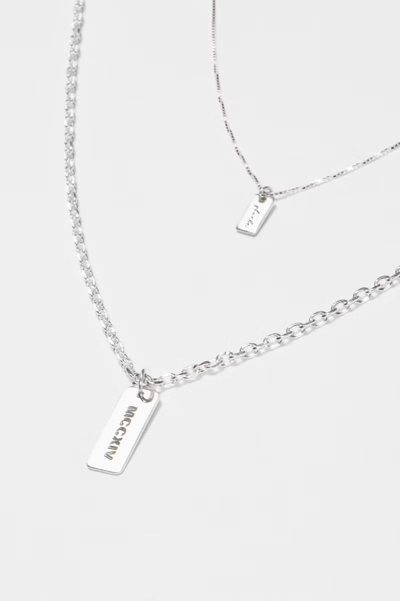 Name Tag Necklace 字母大片片項鍊 七夕 情人節 聖誕 交換禮物