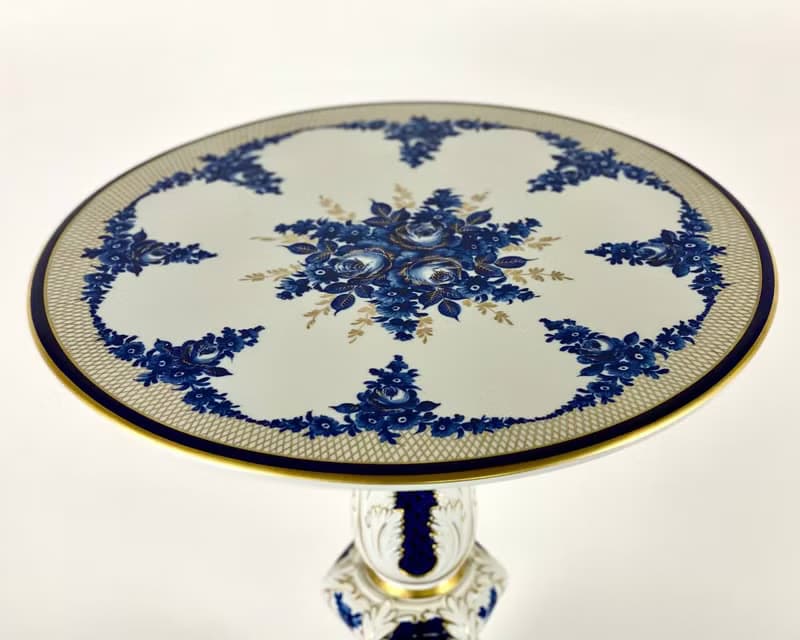 復古咖啡桌|瓷台標記PMP 1817手繪|