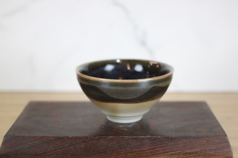 【母親節禮物】120ml 天目釉 柴燒茶杯 茶碗 鶯歌名家葉敏祥作品