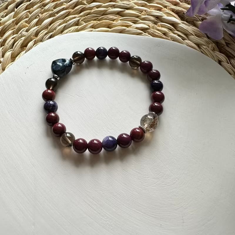 希望健康彼得石愛心彈性手鍊