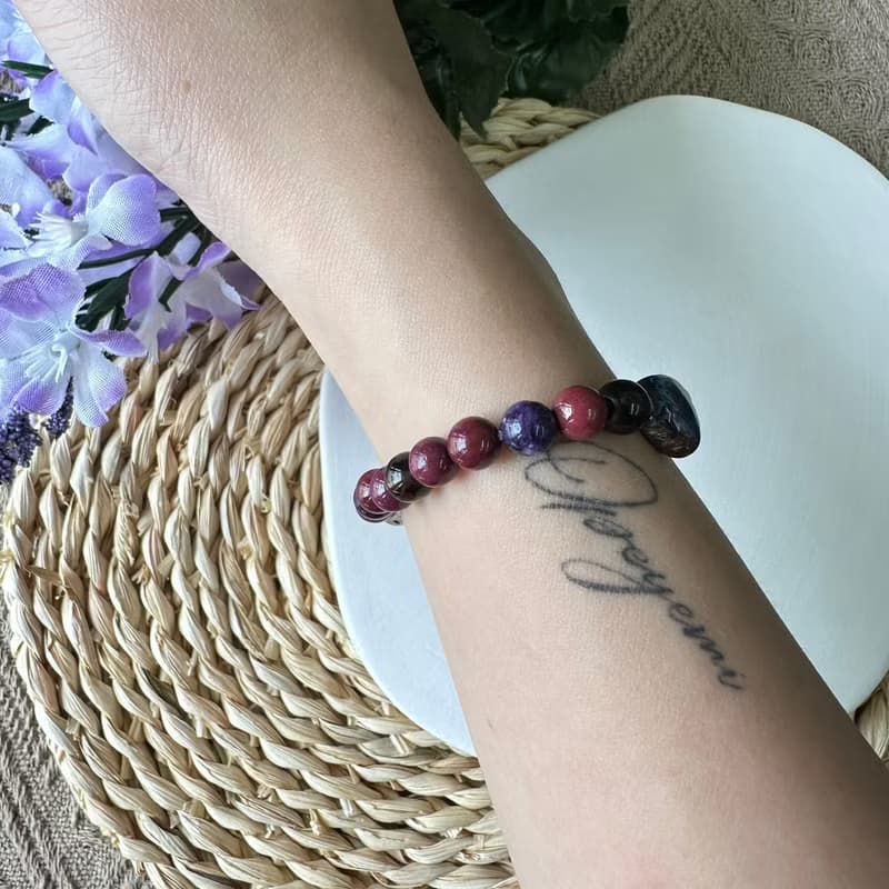 希望健康彼得石愛心彈性手鍊