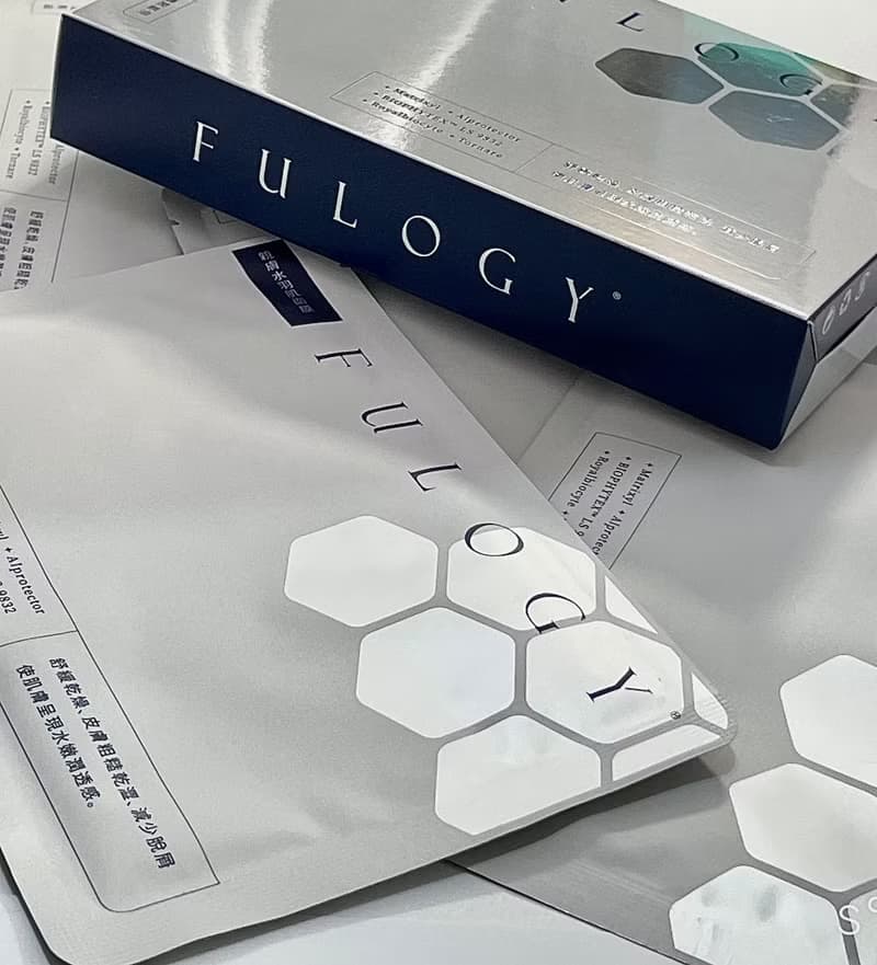 Fulogy | 親膚水羽肌蜂潤無油面膜 5片/盒 台灣製造 保養品
