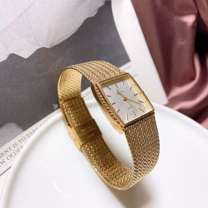 【西洋古董飾品】1960附原廠盒 ELGIN 可調整石英正常運作 手錶
