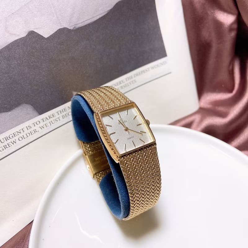 【西洋古董飾品】1960附原廠盒 ELGIN 可調整石英正常運作 手錶
