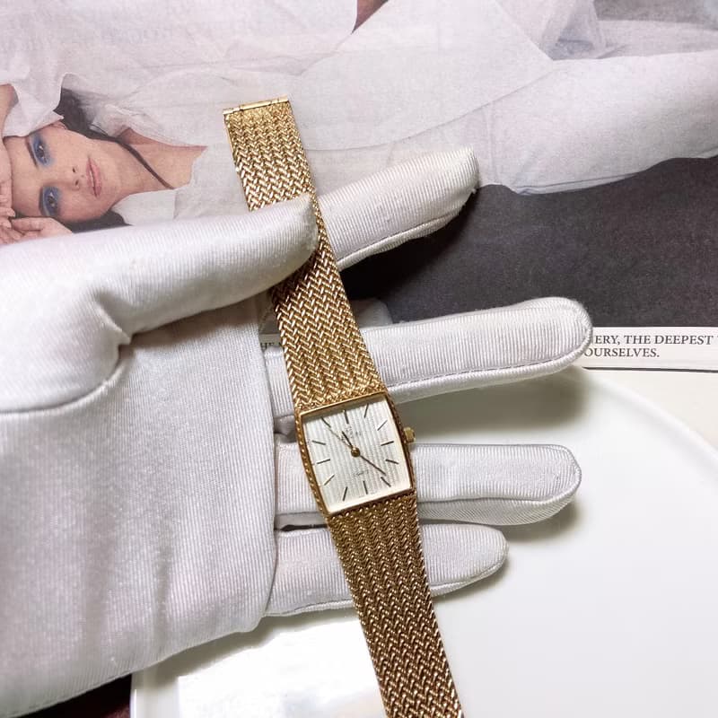 【西洋古董飾品】1960附原廠盒 ELGIN 可調整石英正常運作 手錶