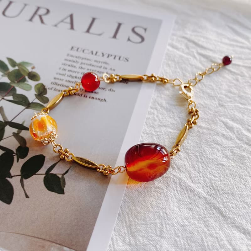 【Cinnamonmon 希娜夢夢】滋養 | 紅瑪瑙原礦精油手鍊