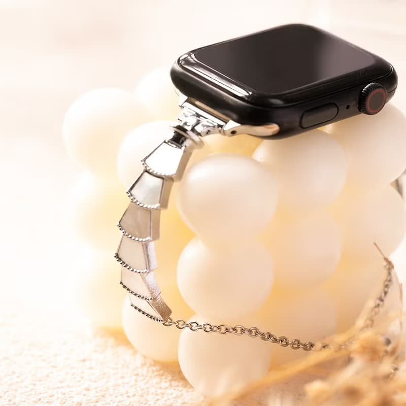 Apple watch - 扇形貝殼珠寶鍊  蘋果錶帶