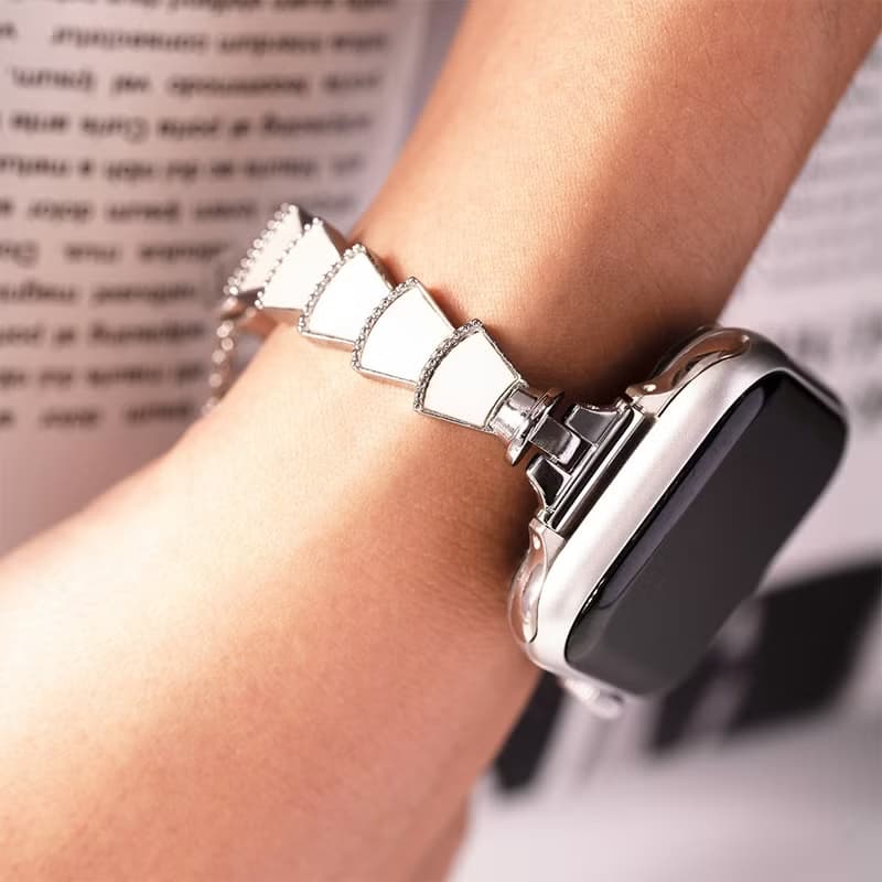 Apple watch - 扇形貝殼珠寶鍊  蘋果錶帶