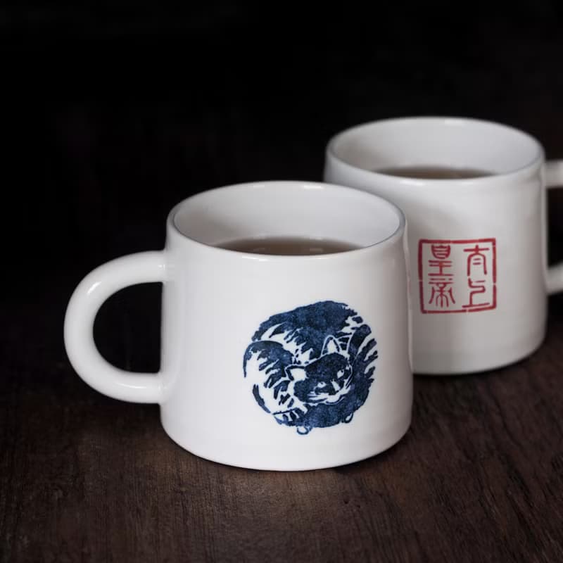 【故宮聯名款】青花山形杯 320ml / 經典重現 / 送禮推薦