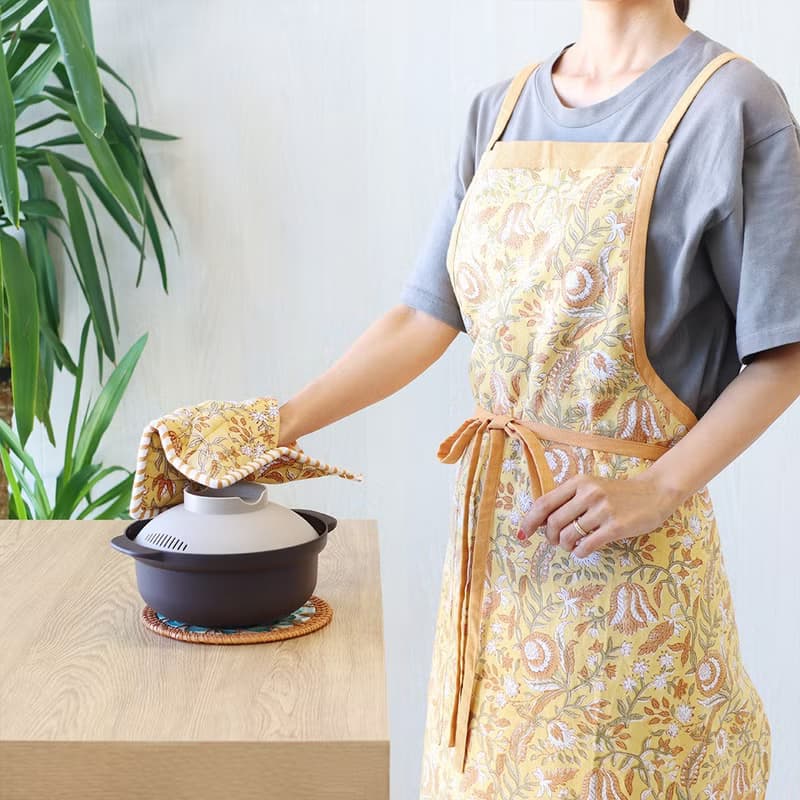 【預訂】印度製 可愛小碎花鍋墊/隔熱手套