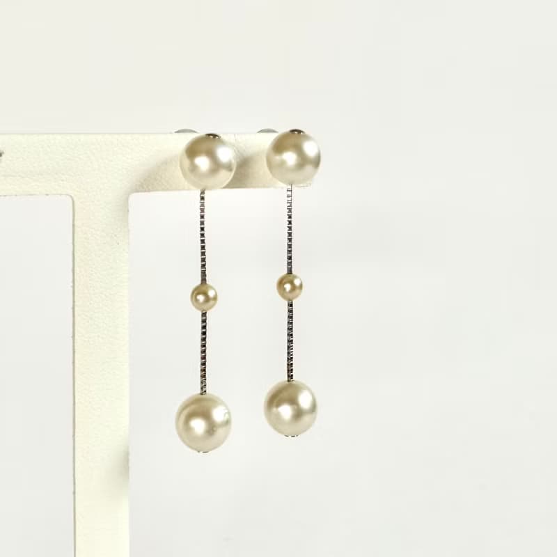 Akoya pearl earring  K14WG