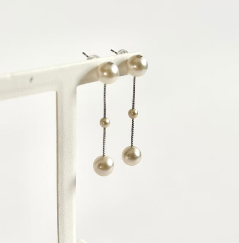 Akoya pearl earring  K14WG