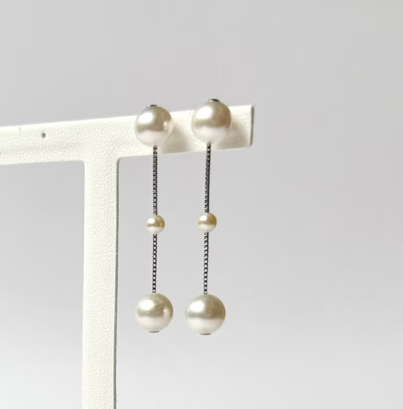 Akoya pearl earring  K14WG