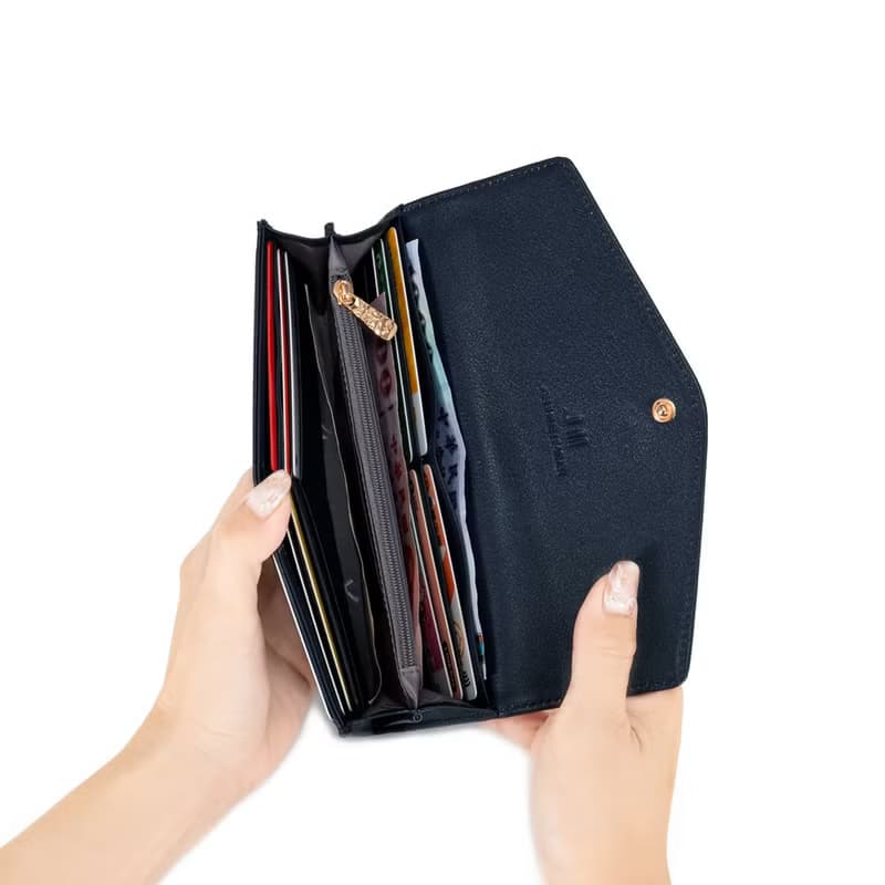 長夾-柔軟牛皮信封2折長夾-5901-3-多色任選