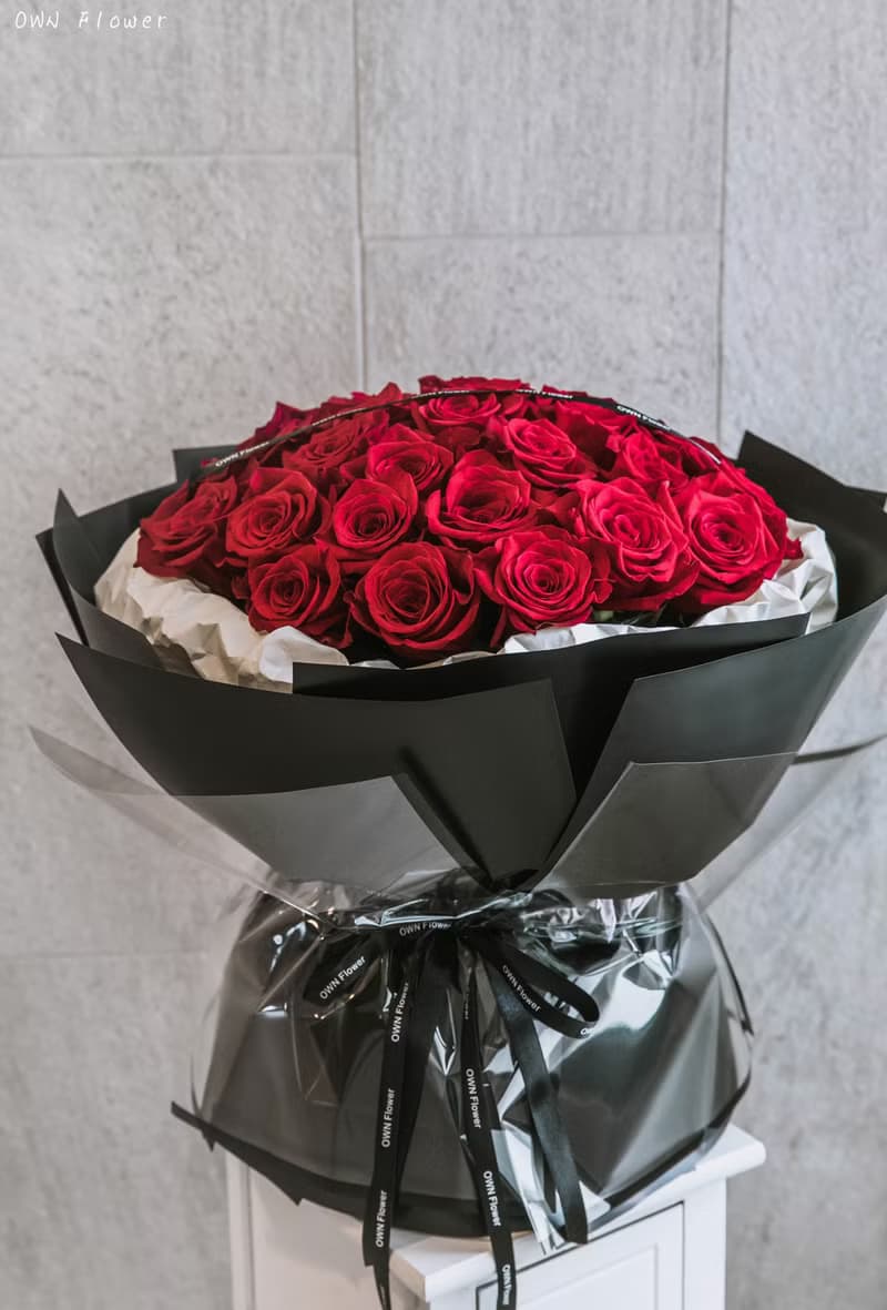 30朵進口玫瑰/大型花束/鮮花玫瑰花束/鮮花花束/情人節/生日/求婚