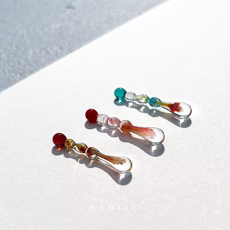 01 whiskey  / exotic collection /  Earring craft jewelry