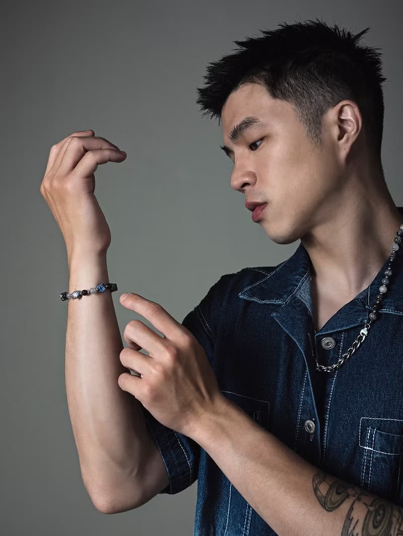 Unisex | 極晝系 - 藍冰 * 日落石 拉長石 火山岩 平靜 智慧