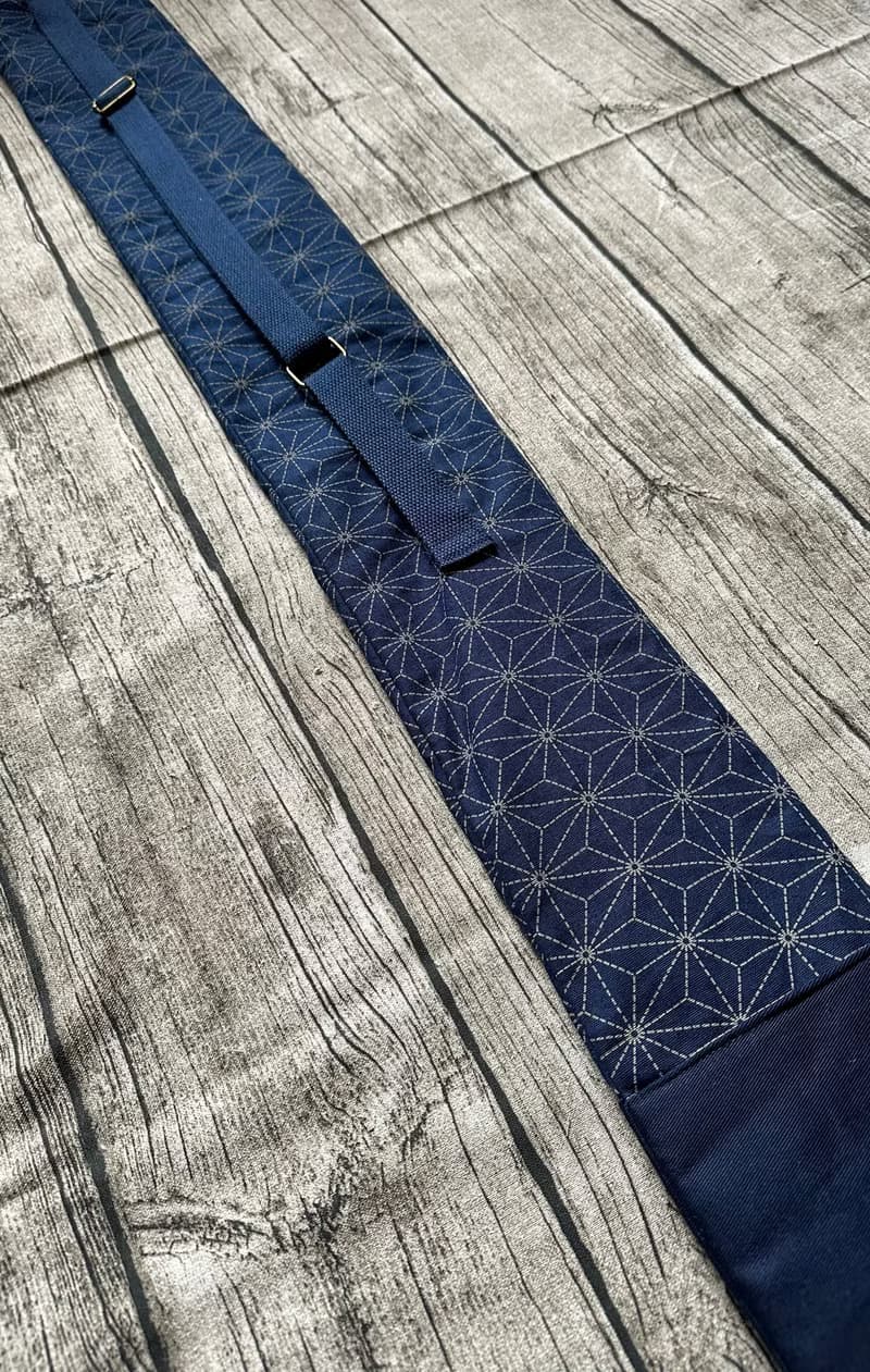 原創手工縫製 日本劍道竹刀套 可調節長度揹帶側揹斜揹