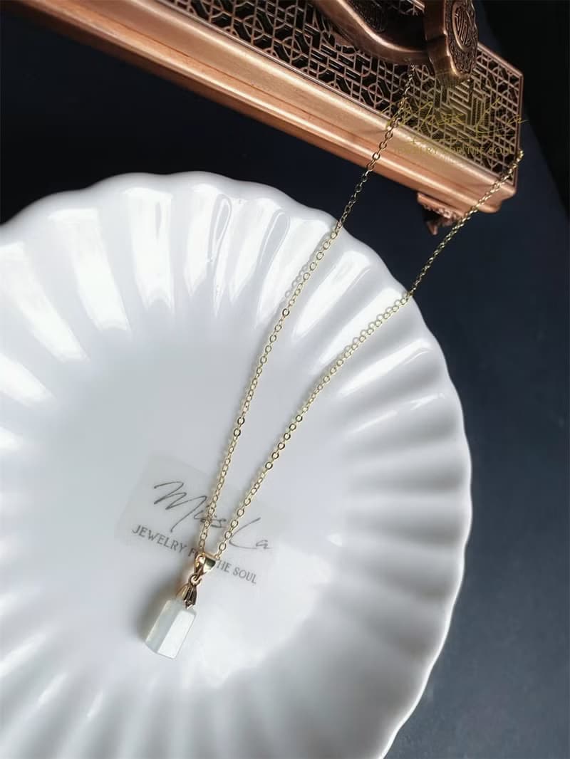 天然緬甸玉翡翠 冰種 長命百歲 長命鎖 禮物 項鍊 滿月禮 彌月禮