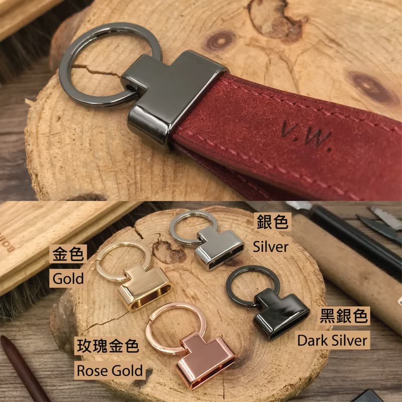 【皮革鑰匙圈】酒紅色小牛皮/鎖匙扣/隨身小物/閨蜜禮物