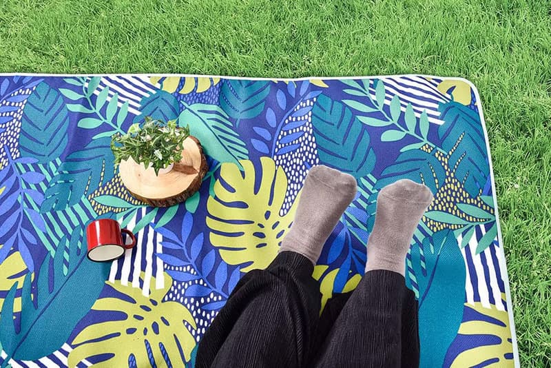 限量花布輕量野餐墊沙灘墊台灣製 無防水 塗鴉派對 交換禮物