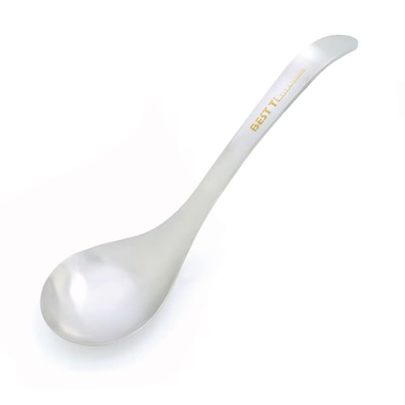 純鈦鍋湯杓 湯杓 長湯匙 大湯匙 大鍋杓 火鍋湯匙 湯用杓