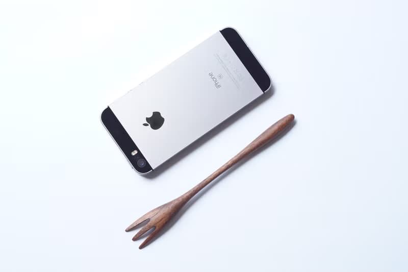 木の細長いフォーク, ウォルナット