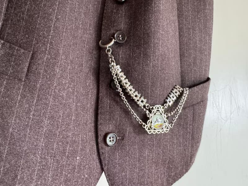 老又好 Antique 1930~40年賽馬三角懷錶鍊手鍊BR258