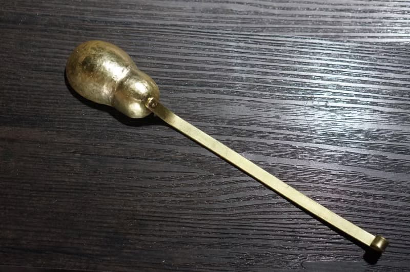 手工黃銅葫蘆勺/豆勺/湯勺/裝飾勺