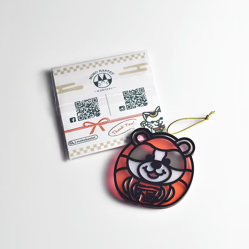 動物達摩(熊) 掛飾 l 蛇年 福貼 揮春 春聯 招財貓 招福貓