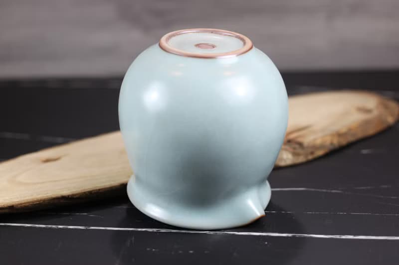 【送禮好物】360~400ml 汝窯無把 手拉坯 咖啡下壺 茶海 公道杯