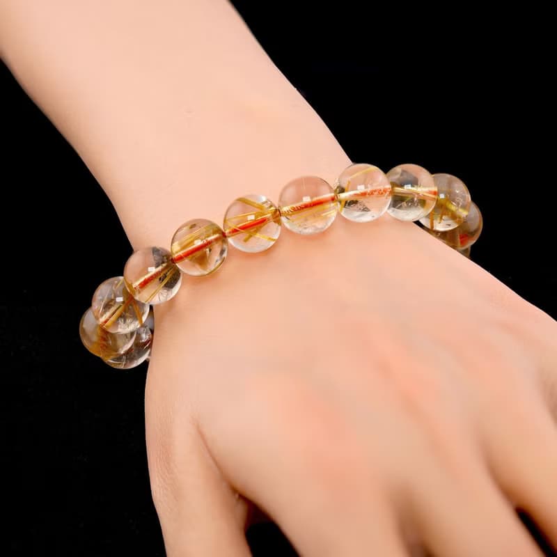 寶麗金珠寶-天然鈦晶手珠