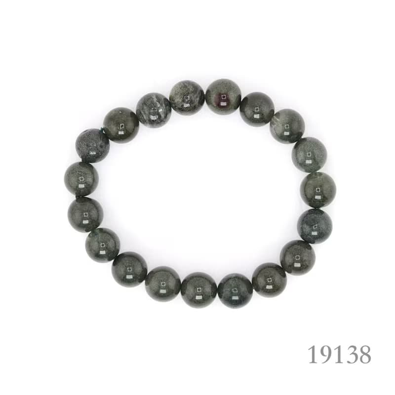 寶麗金珠寶-天然綠幽靈水晶手珠