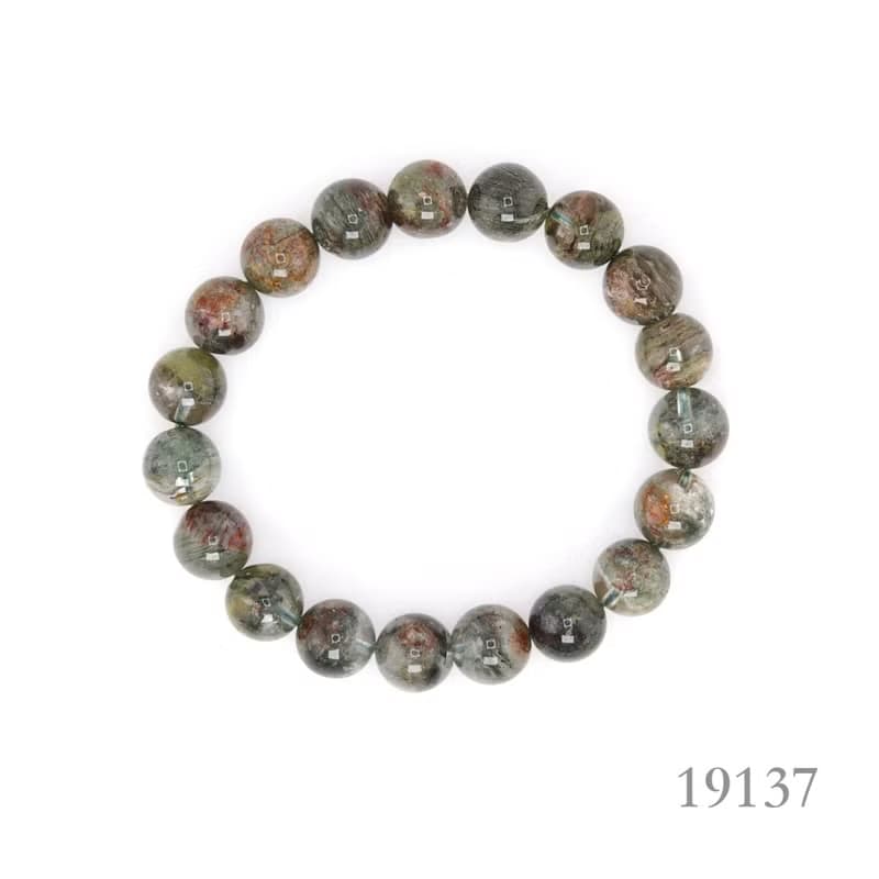 寶麗金珠寶-天然綠幽靈水晶手珠