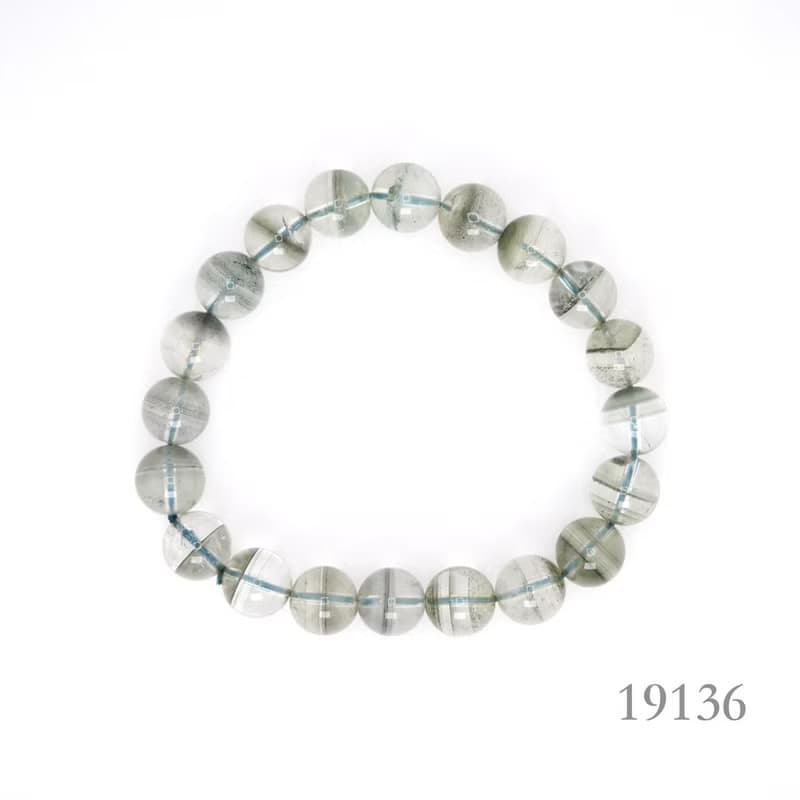 寶麗金珠寶-天然綠幽靈水晶手珠