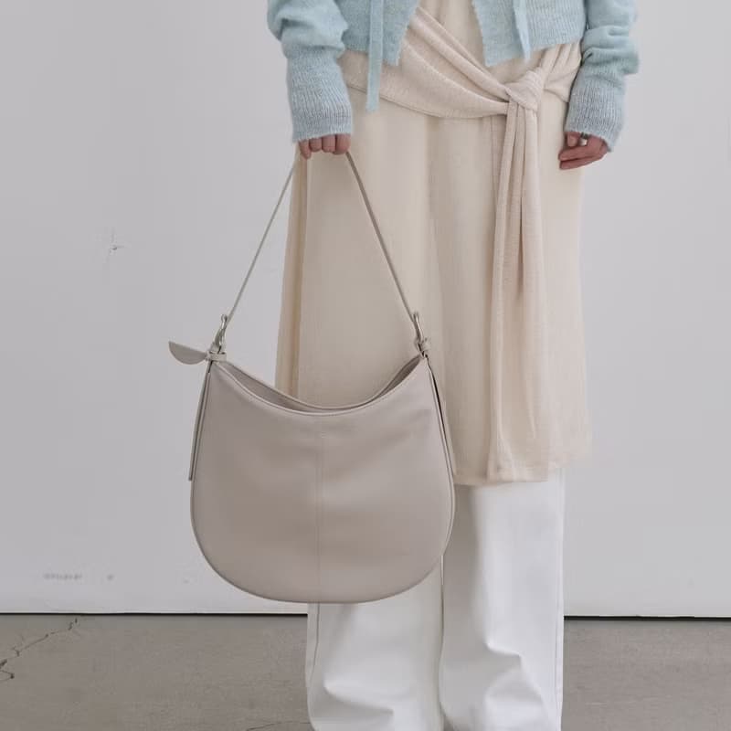 韓國製 MUR Pair bag 手袋/單肩包/上肩袋/手提袋 Light Grey