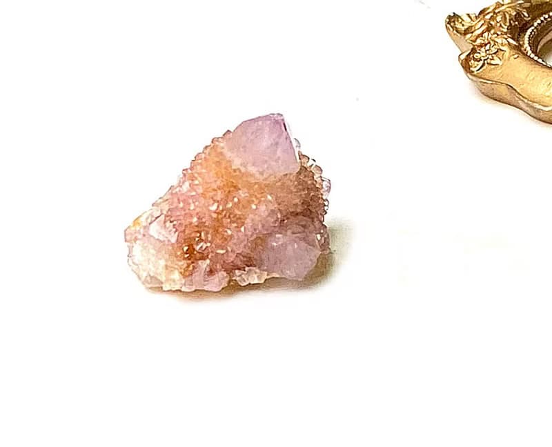 天然療癒小仙人掌紫水晶x天然水晶消磁石凈化充電消磁套組