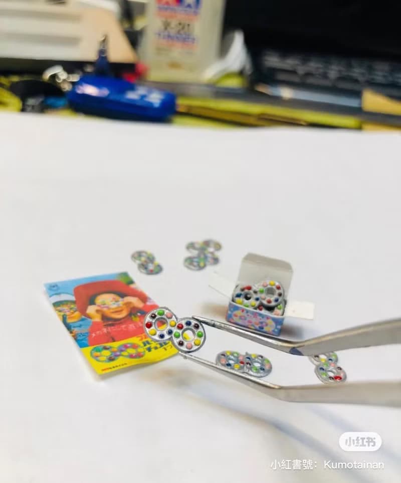 微縮 袖珍 迷你 柑仔店 古早味玩具 (豆豆巧克力) 場景 1/12