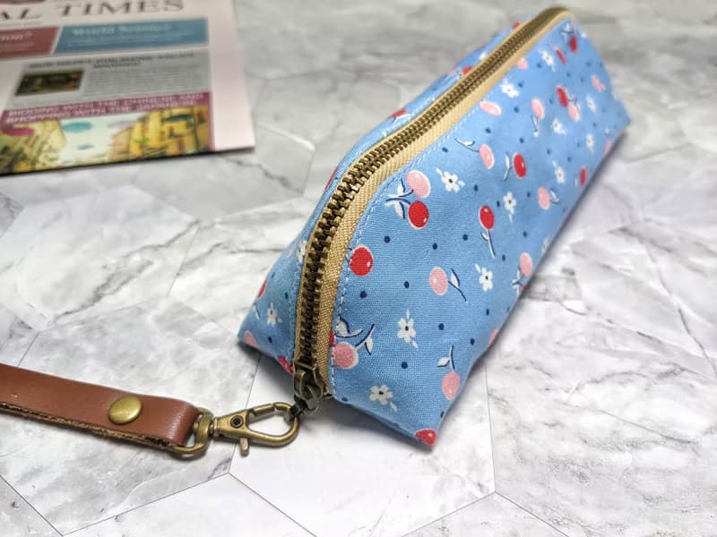 三角筆袋 鉛筆袋 餐具袋 櫻桃泡泡