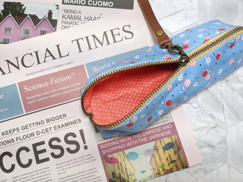 三角筆袋 鉛筆袋 餐具袋 櫻桃泡泡