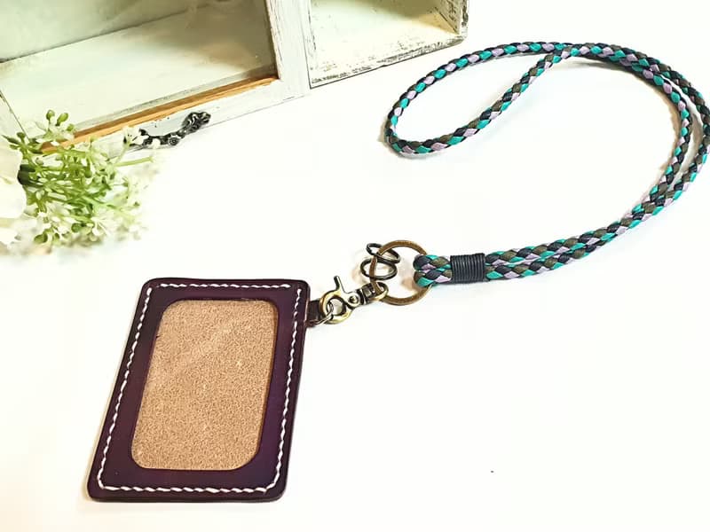 Paris*Le Bonheun。編織GOGORO鑰匙圈。證件帶(不含皮革證件套)