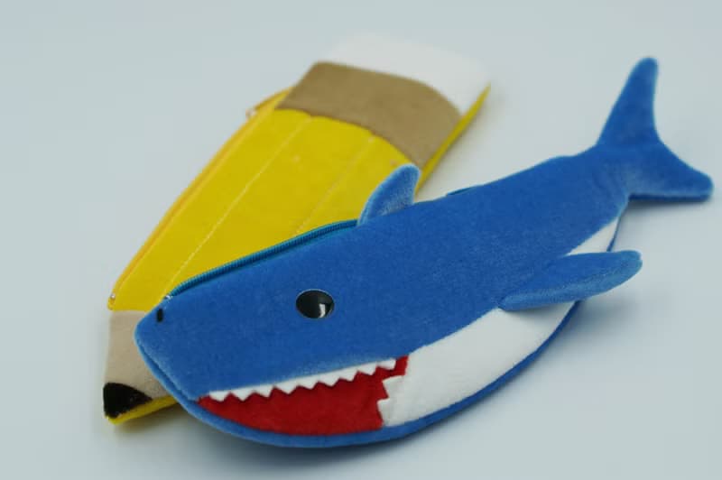 Bucute鯊魚兒童餐具袋/生日禮物/手工製作/交換禮物/快速到貨
