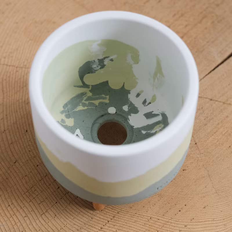 初泥 true nii | 長腳的水泥盆(L) -Palette 綠野新芽